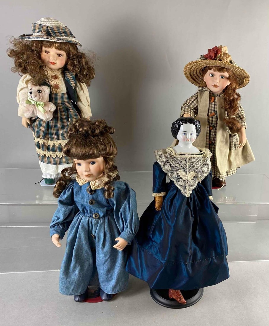 Group of 4 Vintage Child Dolls (1 of 6)