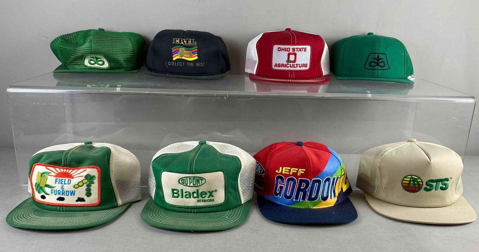 Group of Vintage Agricultural Trucker Hats: In-House Shipping Option: If you would like to use our in-house shipping service, please select “Arrange My Own Shipping” when paying your invoice. After payment, our in-house shipping team wi