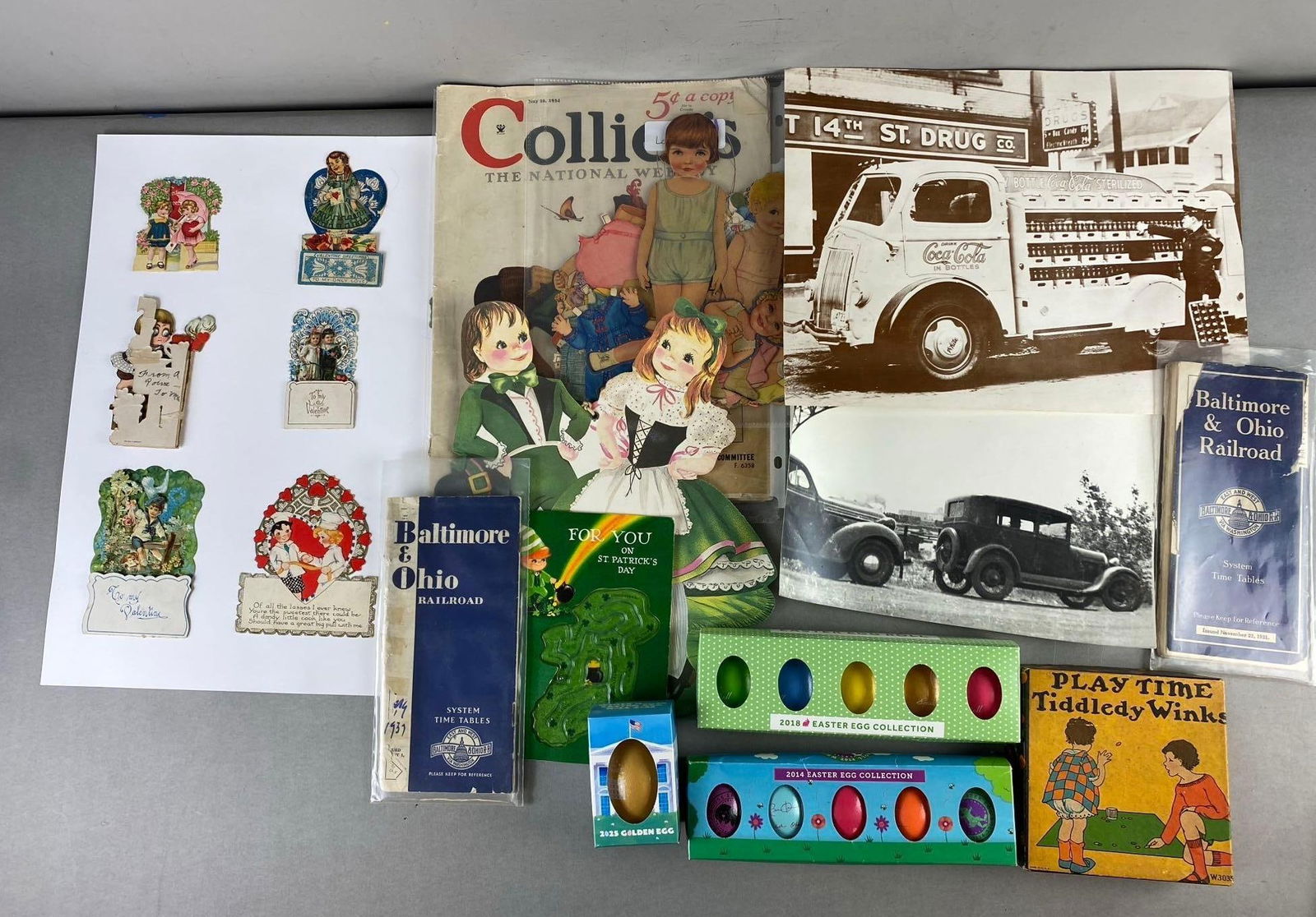 Group of Assorted Holiday Themed Ephemera and More: In-House Shipping Option: If you would like to use our in-house shipping service, please select “Arrange My Own Shipping” when paying your invoice. After payment, our in-house shipping team wi