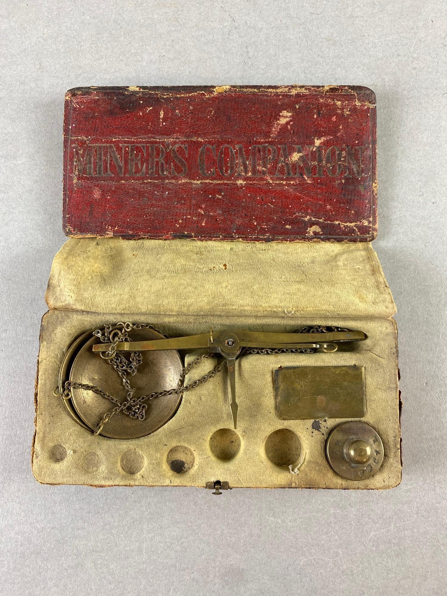Antique Gold Rush Miners Companion Gold Scale (1 of 3)