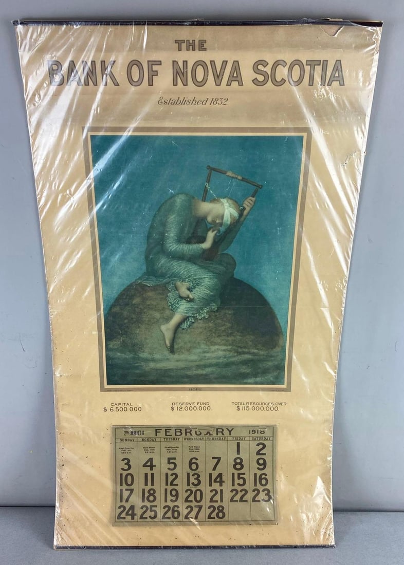 Vintage 1918 Bank of Nova Scotia Advertising Calendar: In-House Shipping Option: If you would like to use our in-house shipping service, please select “Arrange My Own Shipping” when paying your invoice. After payment, our in-house shipping team wi