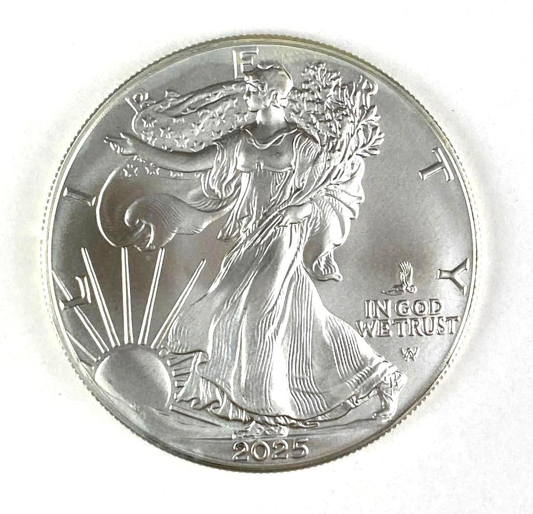 2025 US Mint Silver American Eagle 1 oz .999 Fine Silver (1 of 2)