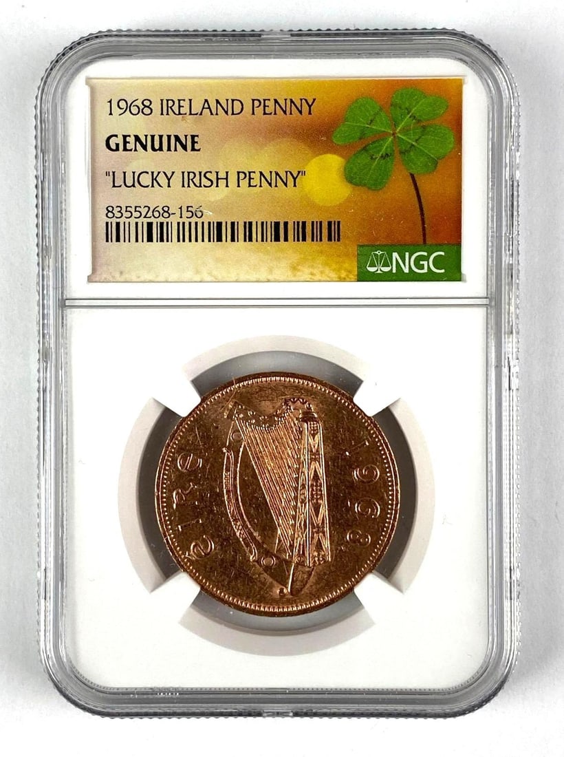 1968 Ireland Penny NGC Graded: In-House Shipping Option: If you would like to use our in-house shipping service, please select “Arrange My Own Shipping” when paying your invoice. After payment, our in-house shipping team wi