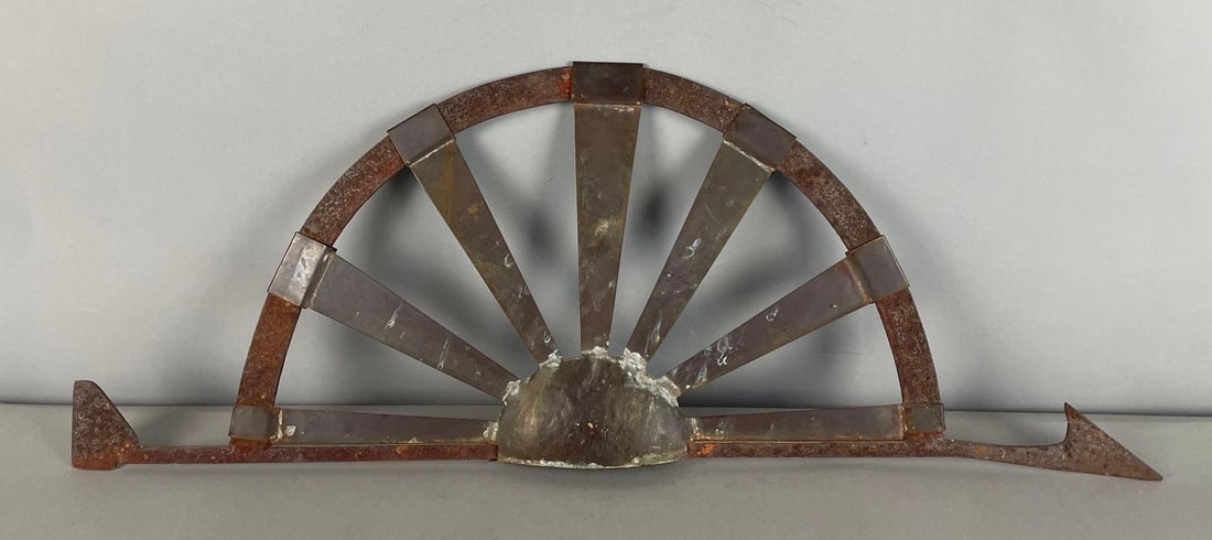 Antique Hammered Metal Wind Vane (1 of 3)
