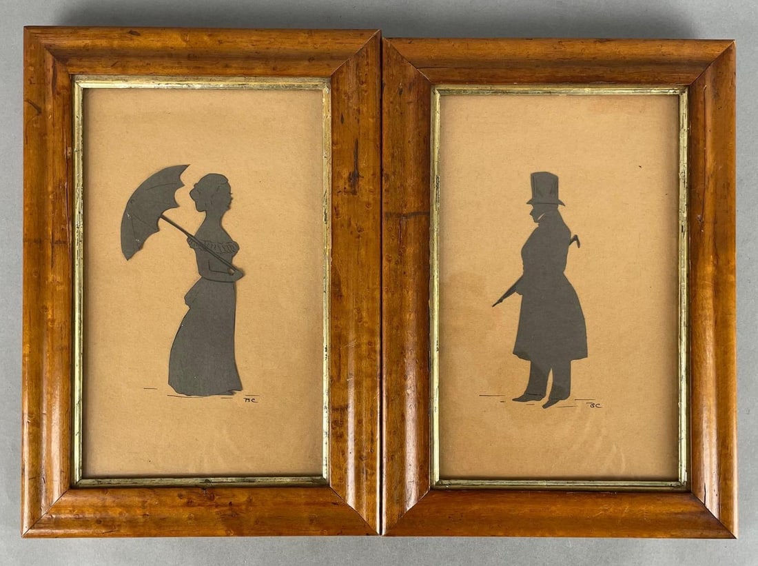 Group of 2 Victorian Style Paper Silhouettes: In-House Shipping Option: If you would like to use our in-house shipping service, please select “Arrange My Own Shipping” when paying your invoice. After payment, our in-house shipping team wi