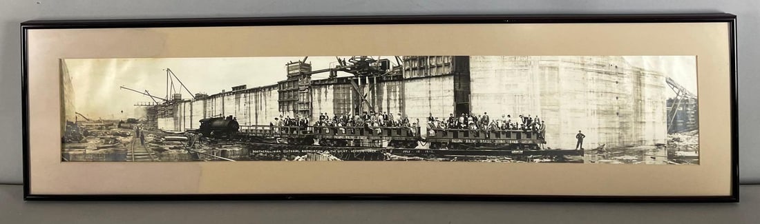 1912 Great Keokuk Lock Railroad Yardlong Photo: In-House Shipping Option: If you would like to use our in-house shipping service, please select “Arrange My Own Shipping” when paying your invoice. After payment, our in-house shipping team wi