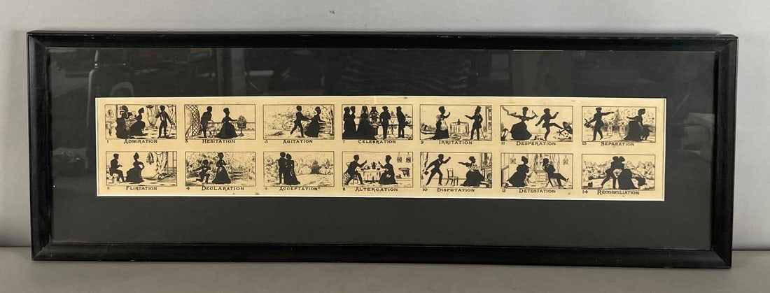 Antique Stages of Romance Cartoon: In-House Shipping Option: If you would like to use our in-house shipping service, please select “Arrange My Own Shipping” when paying your invoice. After payment, our in-house shipping team wi