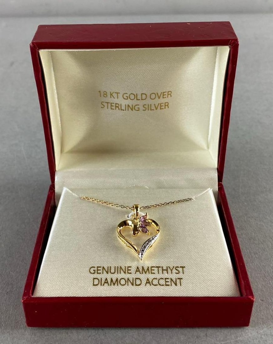 18 Kt Gold Over Sterling Silver Heart Necklace: In-House Shipping Option: If you would like to use our in-house shipping service, please select “Arrange My Own Shipping” when paying your invoice. After payment, our in-house shipping team wi