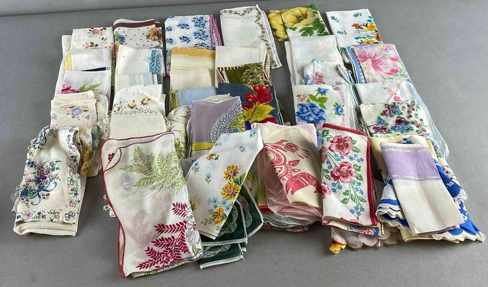 Big Group of Vintage Handkerchiefs (1 of 3)