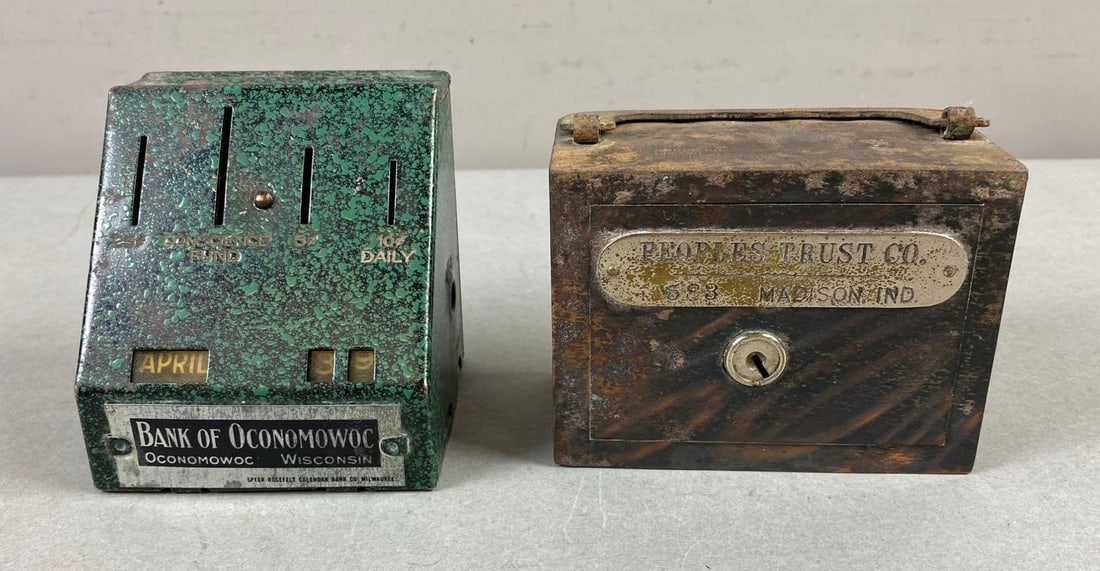 Group of 2 Vintage Coin Banks (1 of 5)