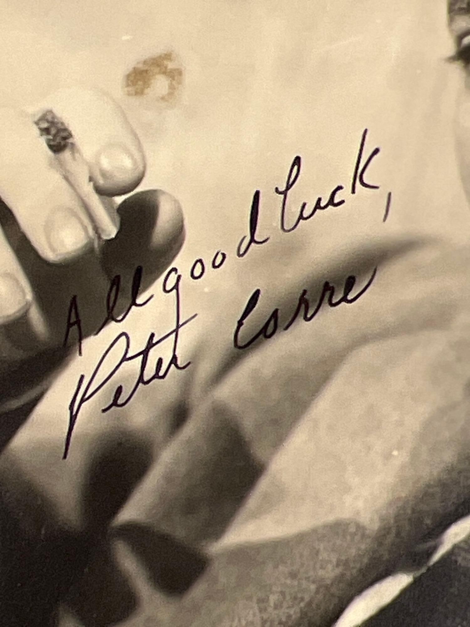 Signed Peter Lorre Photograph - 2