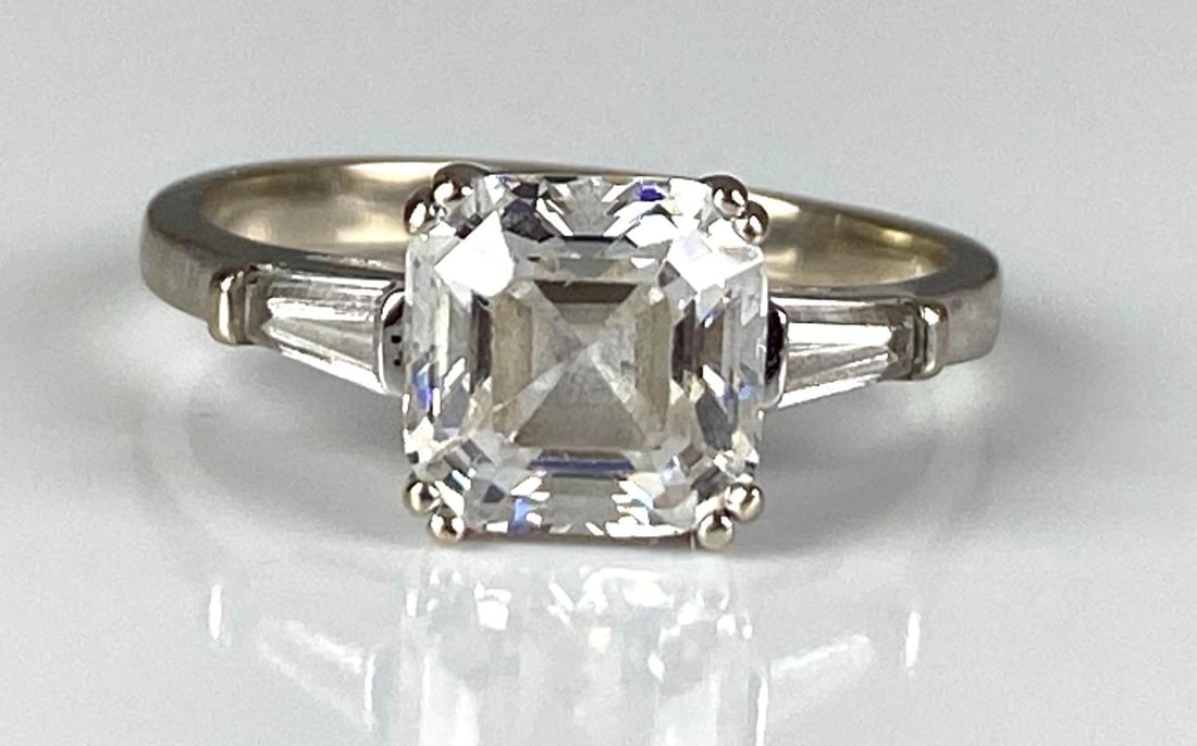 14K White Gold CZ Ring: In-House Shipping Option: If you would like to use our in-house shipping service, please select “Arrange My Own Shipping” when paying your invoice. After payment, our in-house shipping team wi