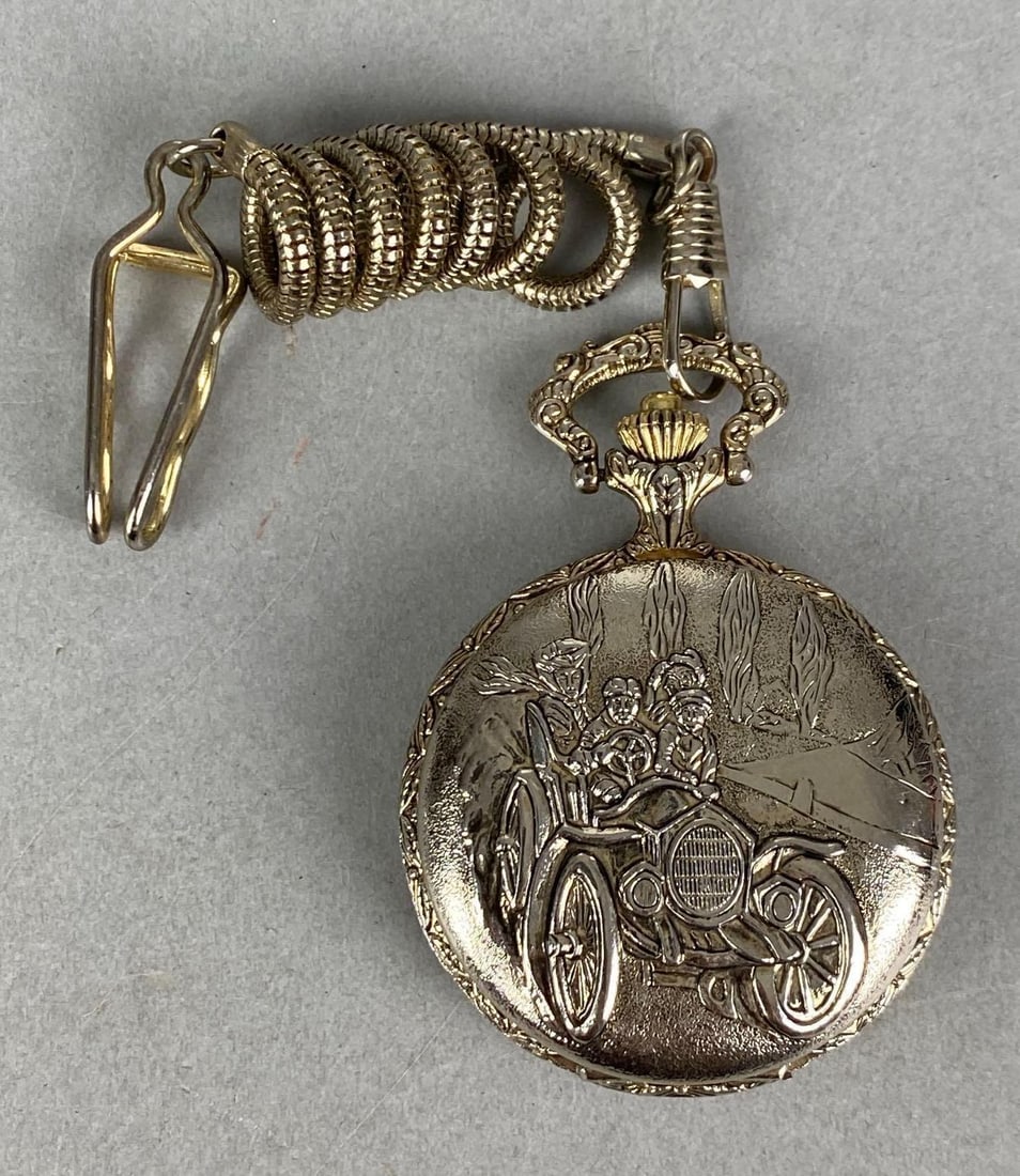 Remington Quartzarma Hunter Pocket Watch (1 of 3)