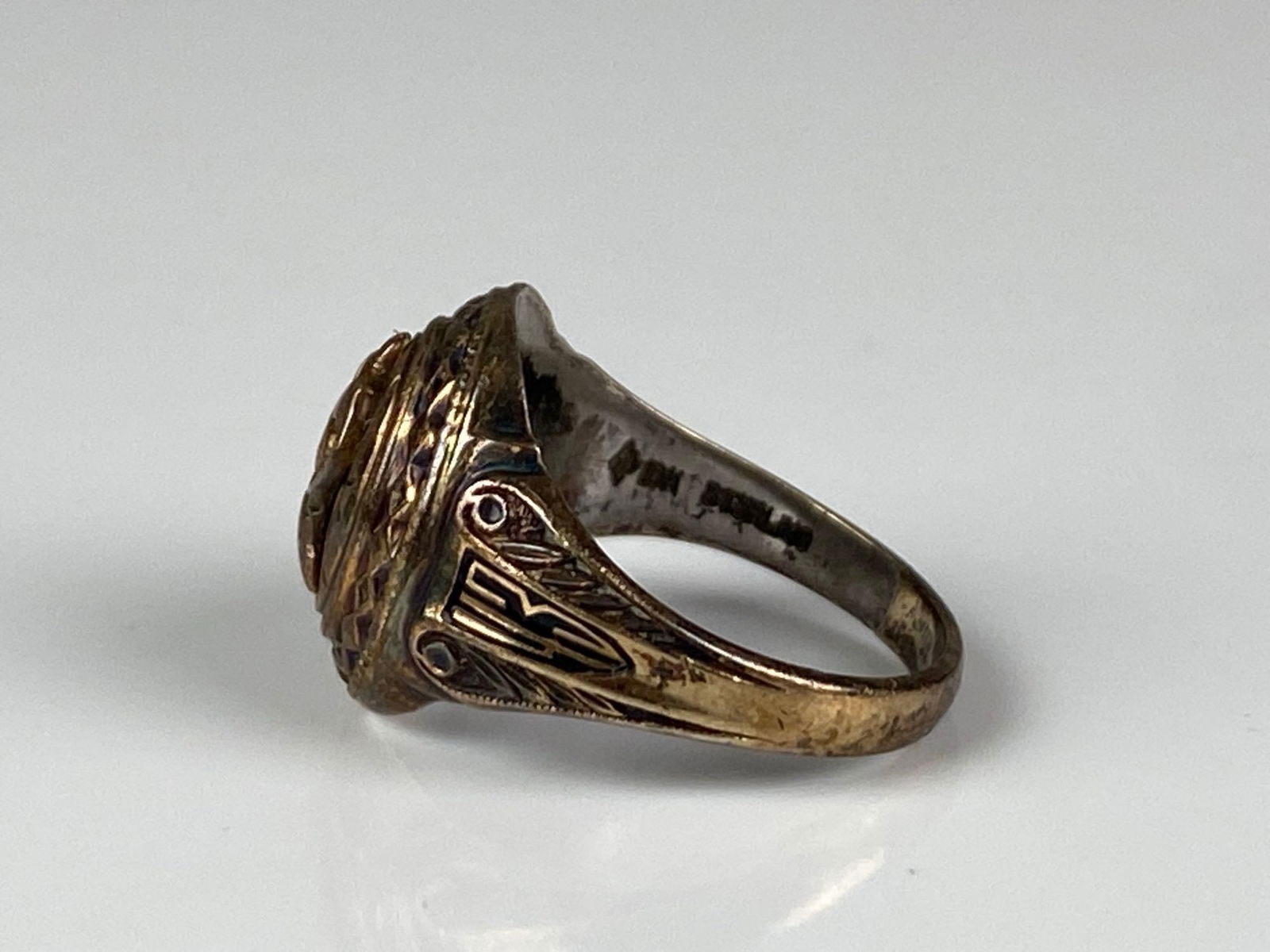 1943 Gold Plated Class Ring - 2