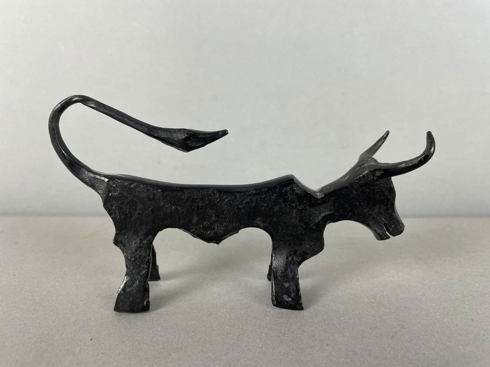 Cast Iron Steer Figure - 2