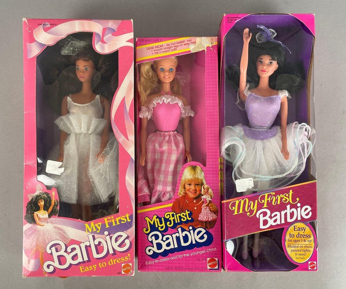 Group of 3 Mattel My First Barbie Fashion Dolls (1 of 2)