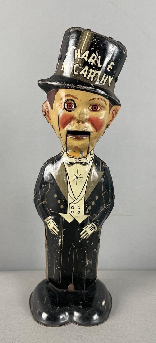 Vintage Marx Tin Litho Wind-Up Charlie McCarthy Figure (1 of 2)