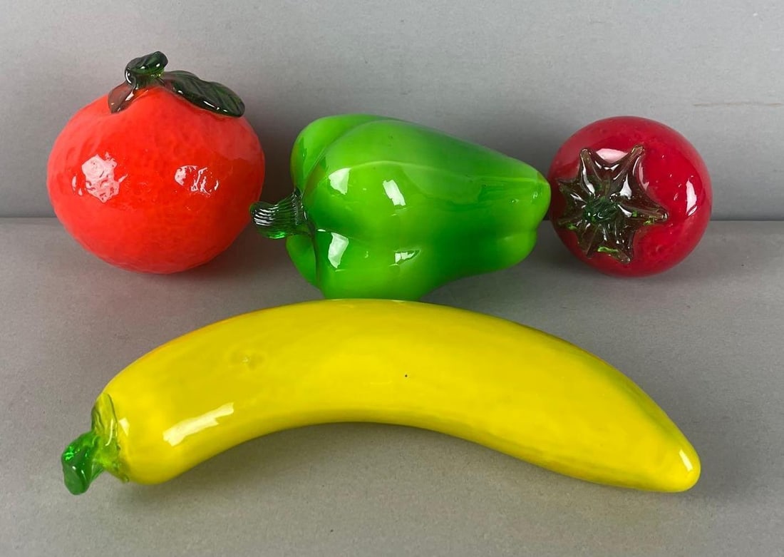 Group of Art Glass Fruits (1 of 2)