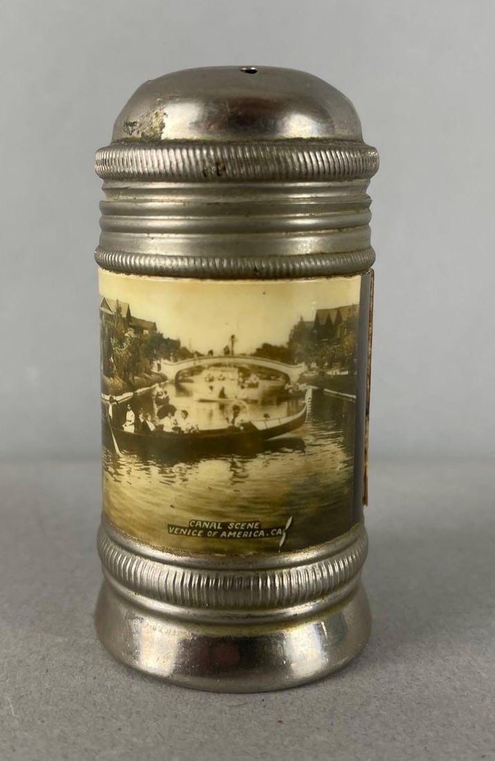 Vintage Venice of California Canal Souvenir Salt Shaker (1 of 3)