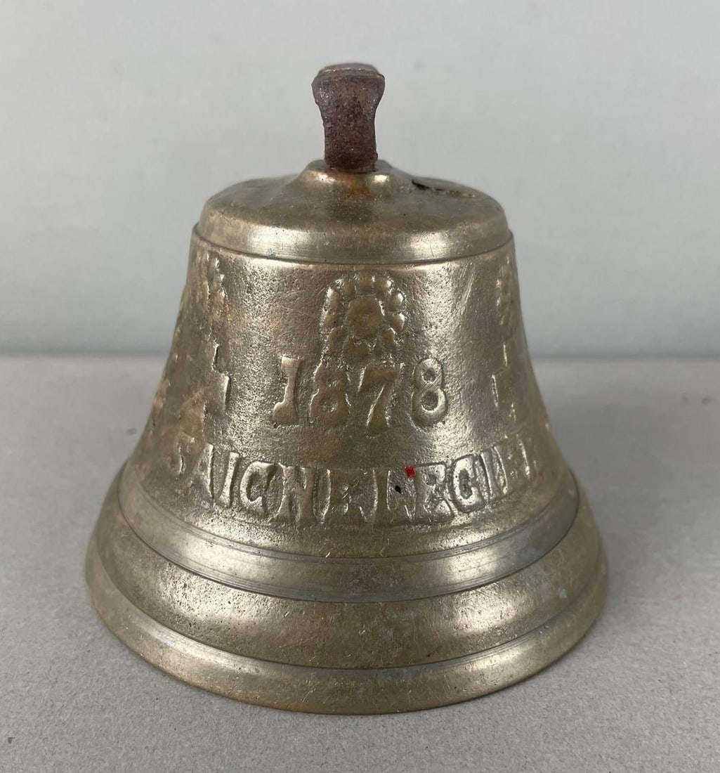1878 Swiss Chiantel Fondeur Brass Cowbell (1 of 5)
