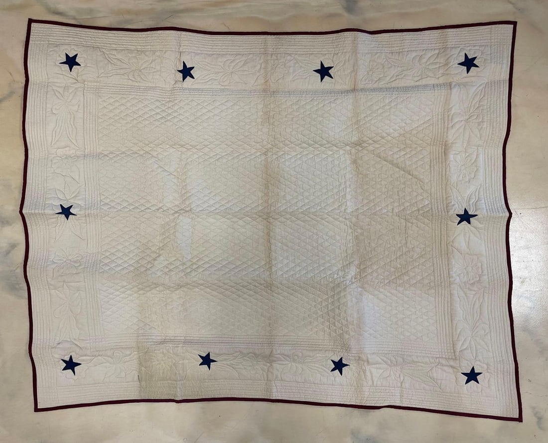 Patriotic Throw Quilt: In-House Shipping Option: If you would like to use our in-house shipping service, please select “Arrange My Own Shipping” when paying your invoice. After payment, our in-house shipping team wi