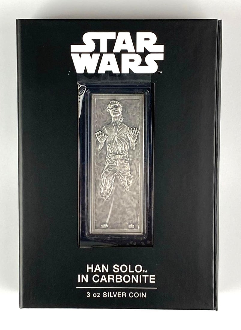 2022 NIUE $10 Han Solo In Carbonite 3 oz 999 Fine Silver Coin: In-House Shipping Option: If you would like to use our in-house shipping service, please select “Arrange My Own Shipping” when paying your invoice. After payment, our in-house shipping team wi
