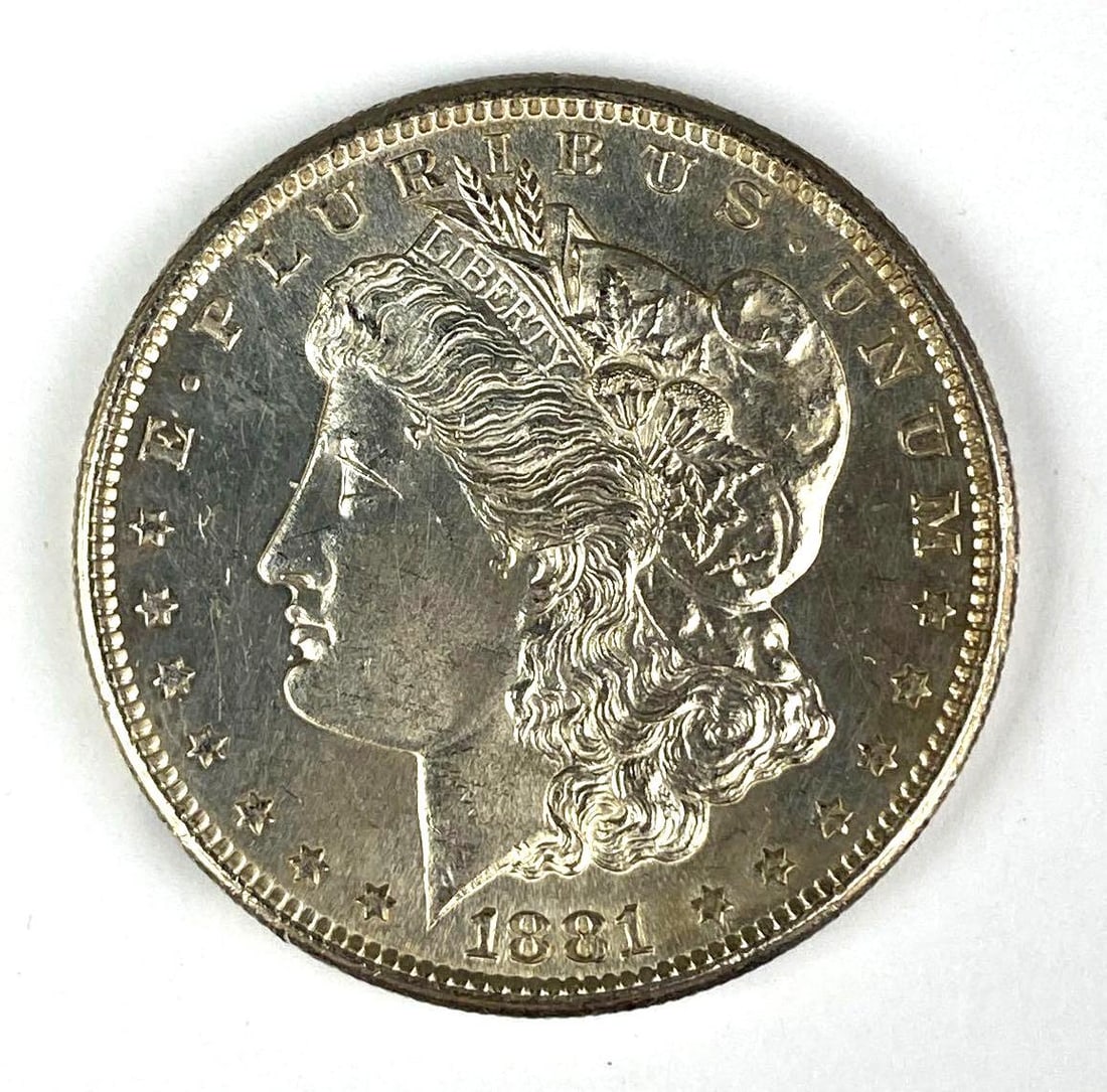 1881 S US Morgan Silver Dollar (1 of 2)