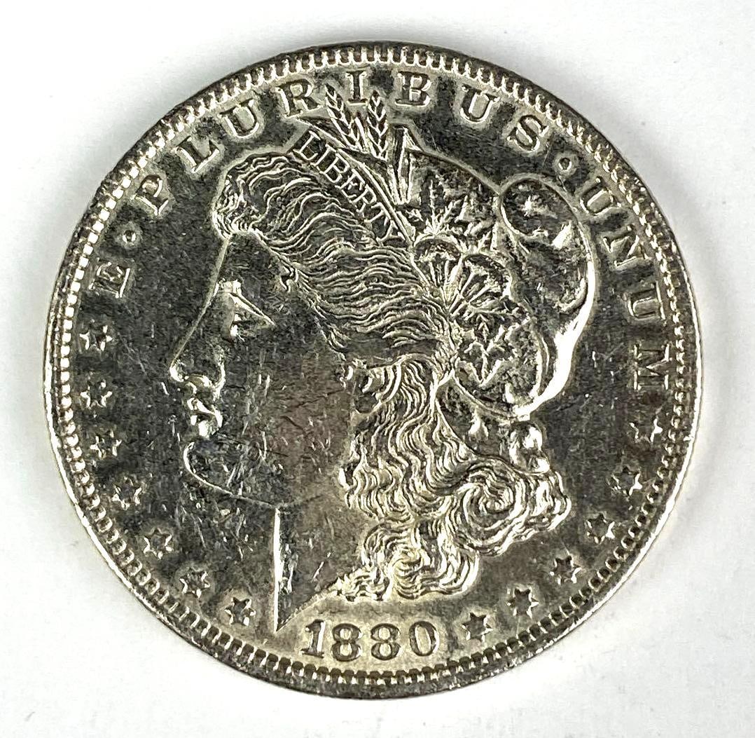 1880 O US Morgan Silver Dollar (1 of 2)