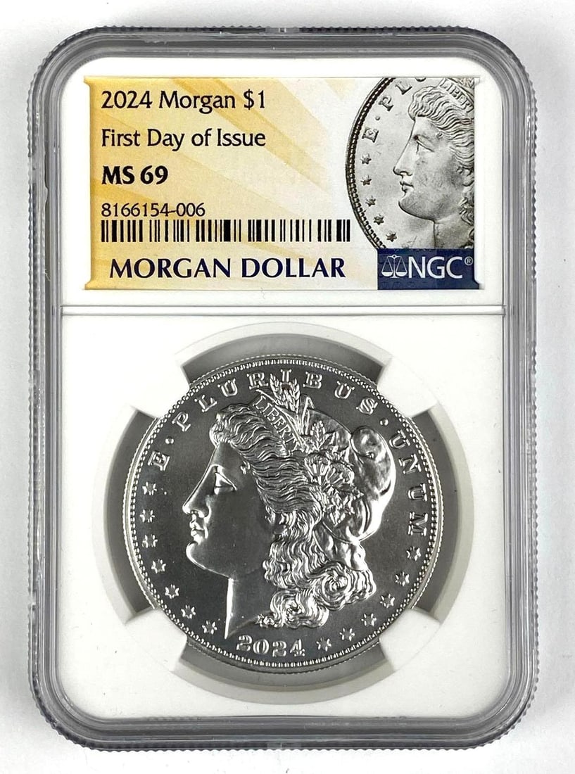 2024 US $1 Morgan Silver Dollar NGC Graded MS69: In-House Shipping Option: If you would like to use our in-house shipping service, please select “Arrange My Own Shipping” when paying your invoice. After payment, our in-house shipping team wi
