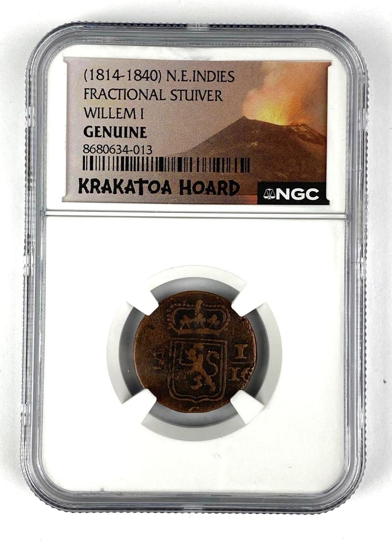 1814-1840 N E Indies Fractional Stuiver NGC Graded: In-House Shipping Option: If you would like to use our in-house shipping service, please select “Arrange My Own Shipping” when paying your invoice. After payment, our in-house shipping team wi