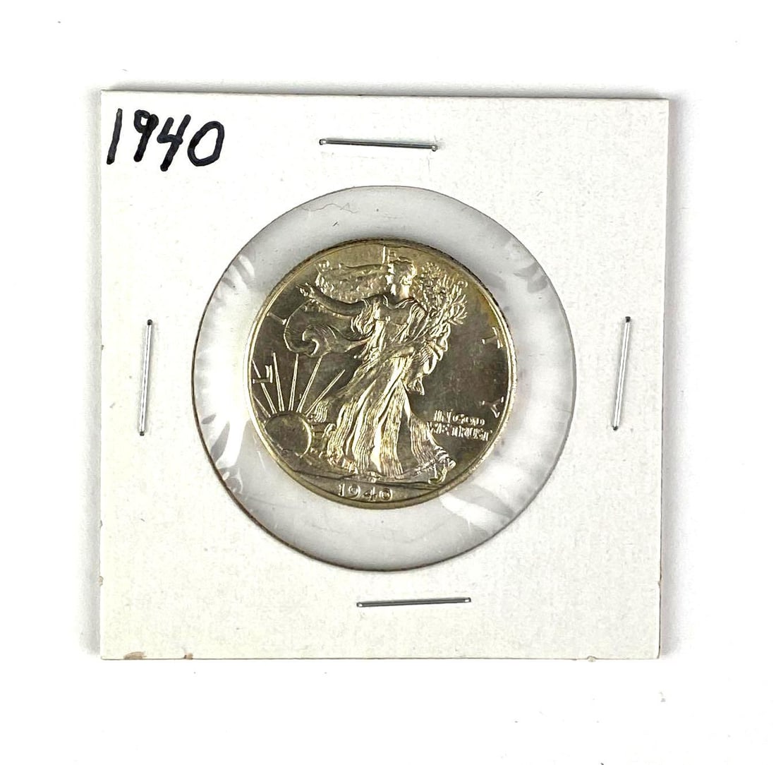 1940 US Walking Liberty Silver Half Dollar: In-House Shipping Option: If you would like to use our in-house shipping service, please select “Arrange My Own Shipping” when paying your invoice. After payment, our in-house shipping team wi