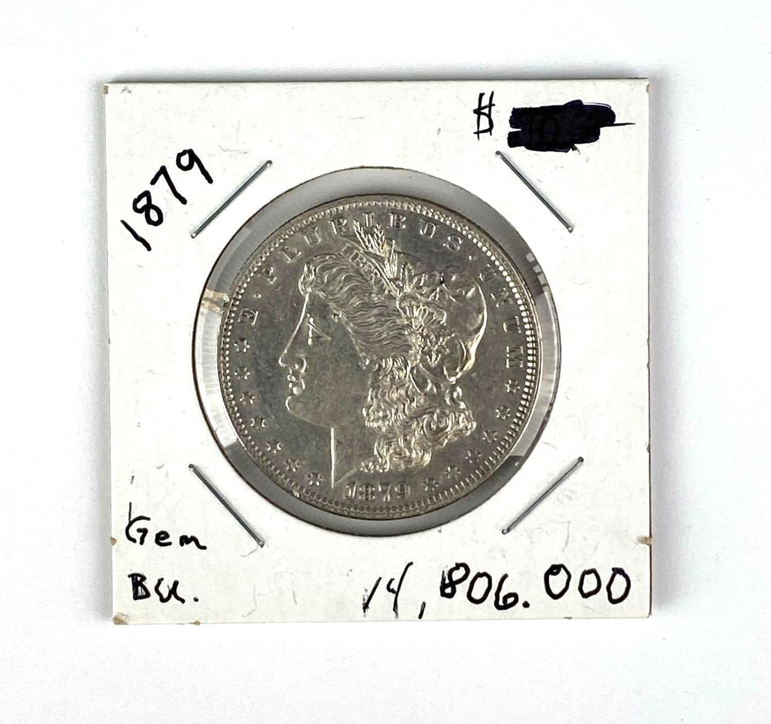 1879 US Morgan Silver Dollar (1 of 2)