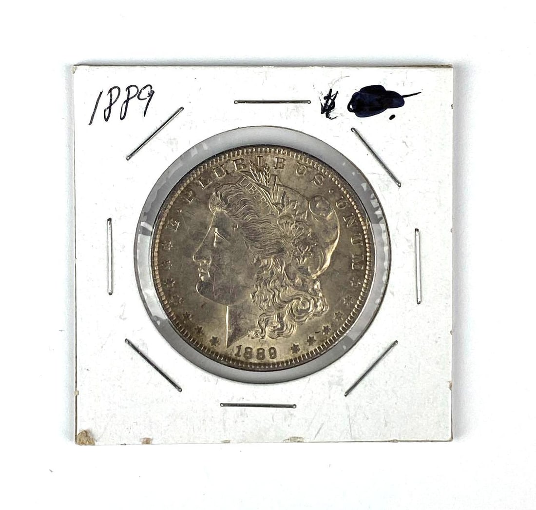1889 US Morgan Silver Dollar (1 of 2)