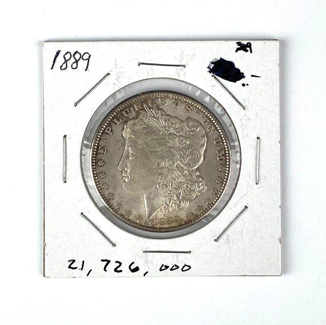 1889 US Morgan Silver Dollar (1 of 2)