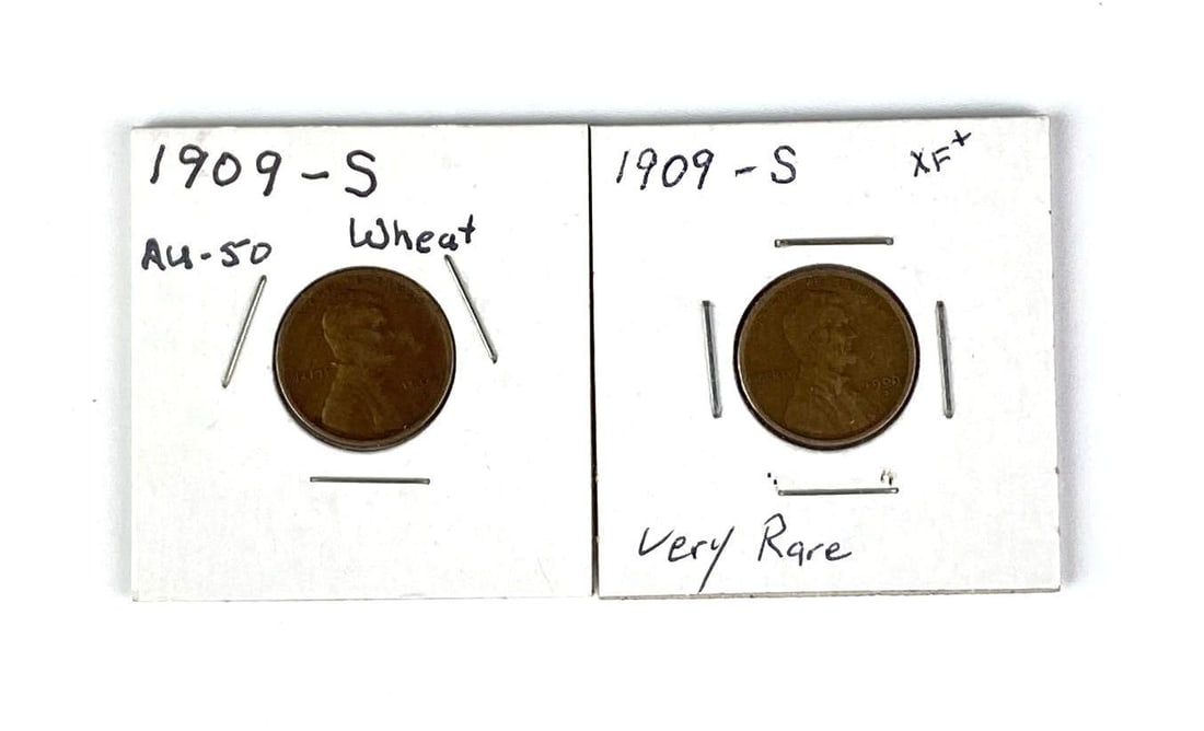 Group of 2 1909 S US Lincoln Wheat Cents: In-House Shipping Option: If you would like to use our in-house shipping service, please select “Arrange My Own Shipping” when paying your invoice. After payment, our in-house shipping team wi