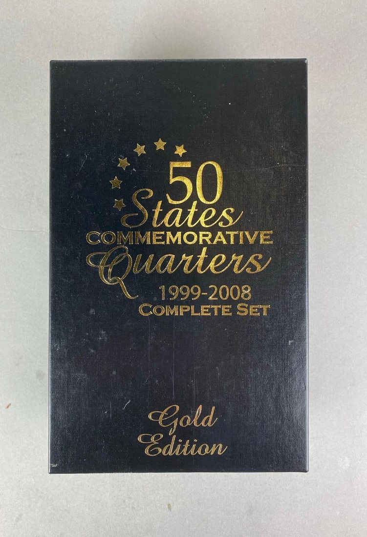 Group of 50 US Mint Golden Commemorative State Quarters: In-House Shipping Option: If you would like to use our in-house shipping service, please select “Arrange My Own Shipping” when paying your invoice. After payment, our in-house shipping team wi
