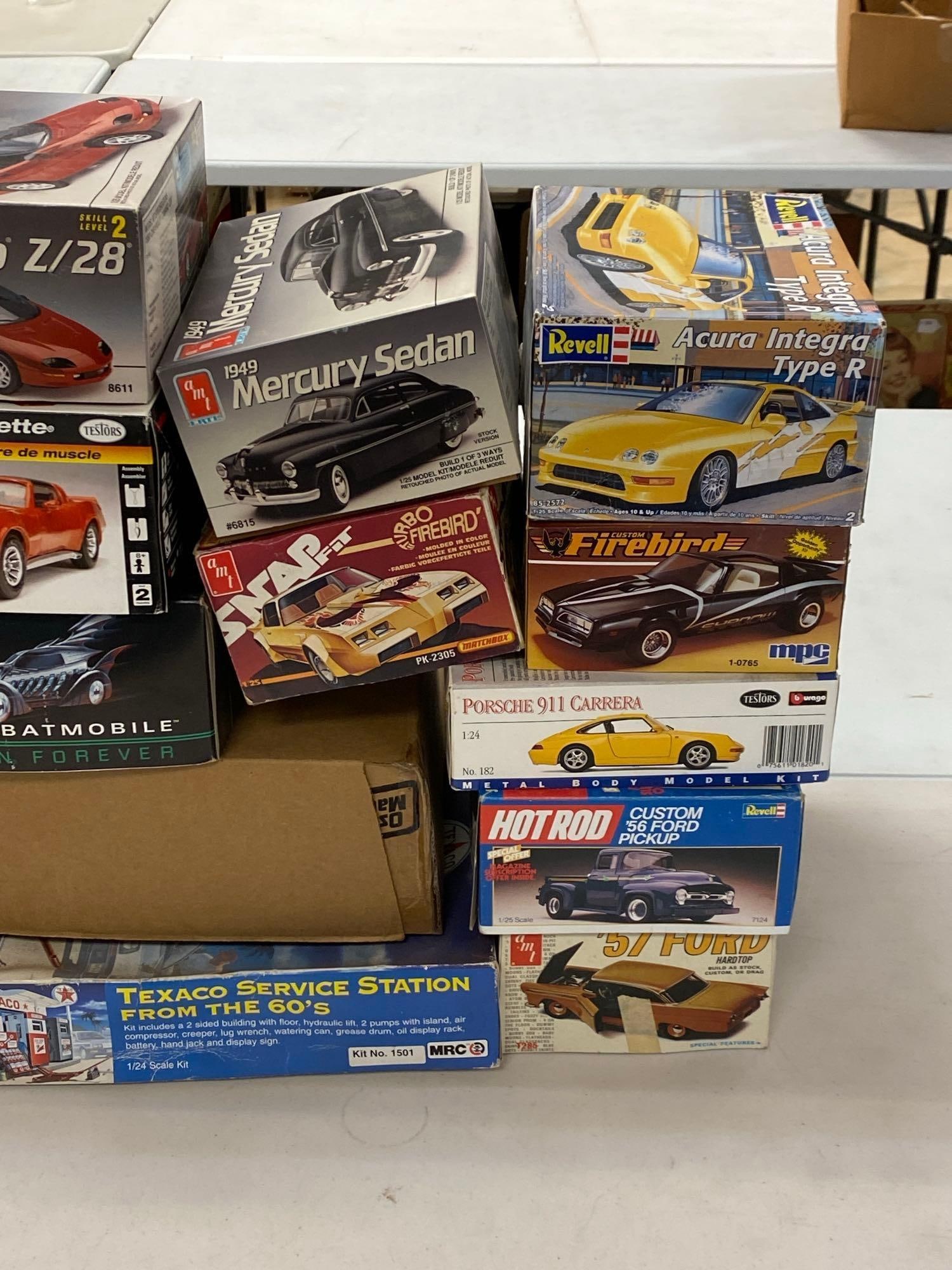 Group of Mostly Empty Plastic Model Kit Boxes - 3