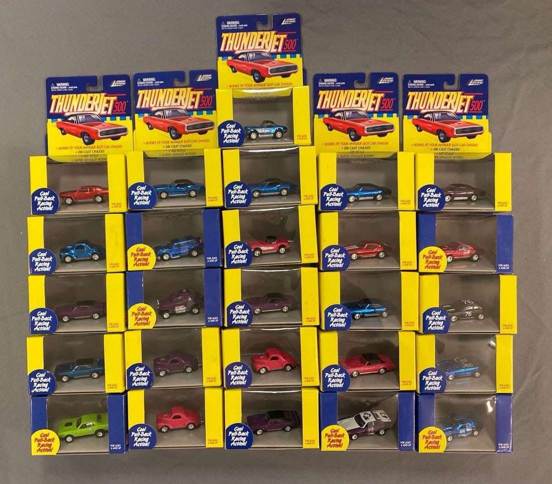Group of Johnny Lightning ThunderJet 500 Cars: In-House Shipping Option: If you would like to use our in-house shipping service, please select “Arrange My Own Shipping” when paying your invoice. After payment, our in-house shipping team wi