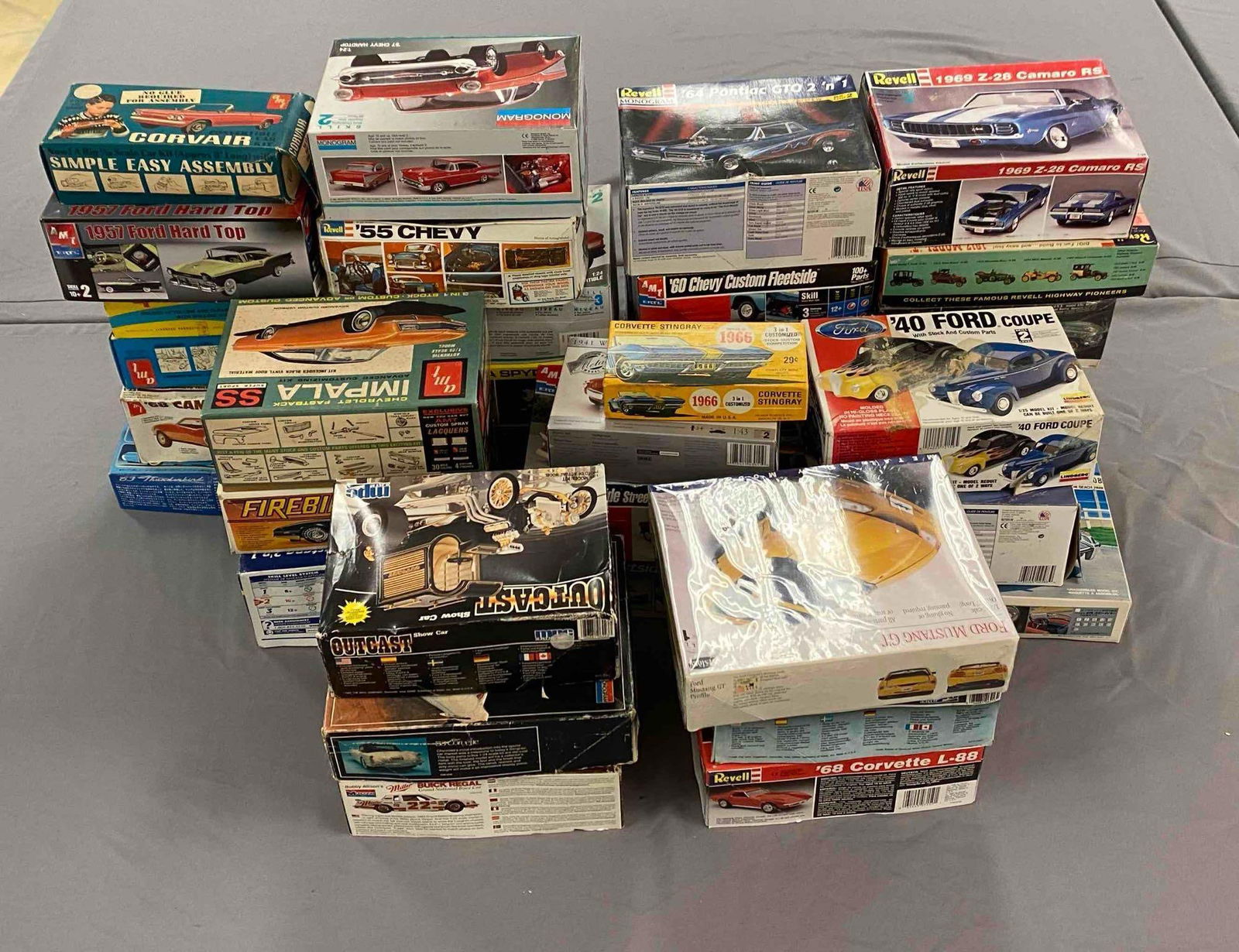 Group of Car Plastic Model Kits (1 of 3)
