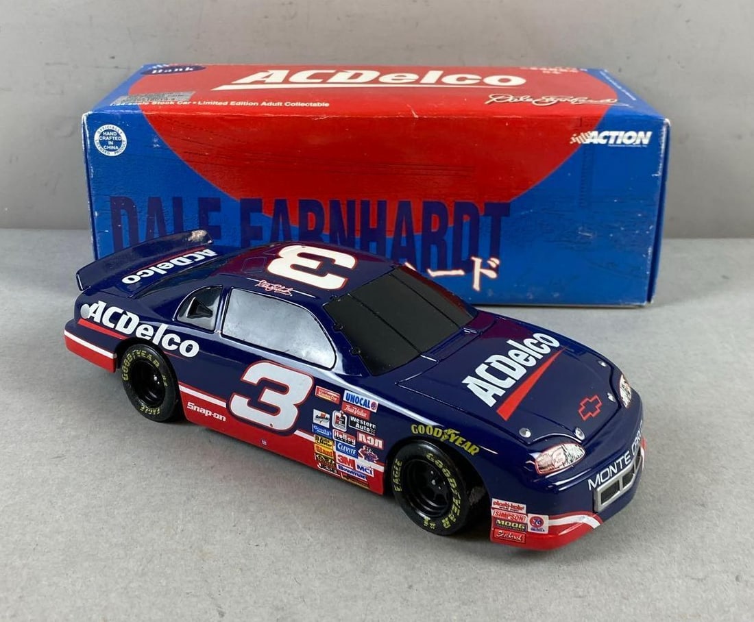 1997 Action Dale Earnhardt Acdelco 1/24 Scale Monte Carlo Die Cast Vehicle Bank: In-House Shipping Option: If you would like to use our in-house shipping service, please select “Arrange My Own Shipping” when paying your invoice. After payment, our in-house shipping team