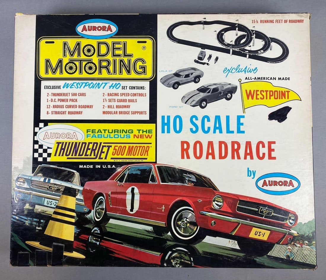 Vintage 1966 Aurora Thunderjet 500 Motor Slot Car Set: In-House Shipping Option: If you would like to use our in-house shipping service, please select “Arrange My Own Shipping” when paying your invoice. After payment, our in-house shipping team wi