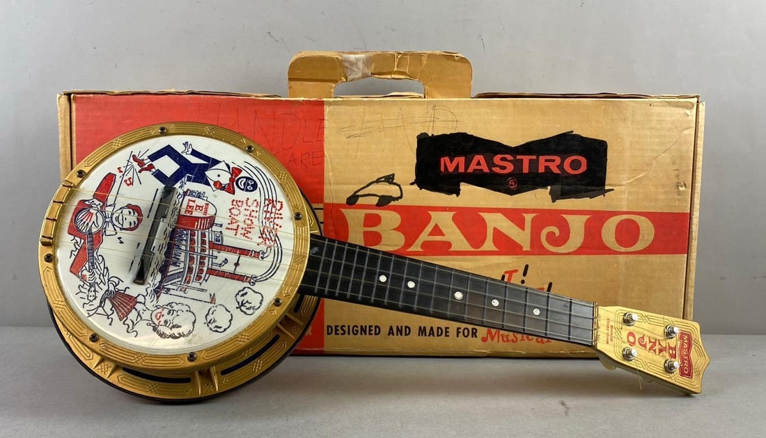 Vintage Black Americana Mastro Banjo (1 of 5)