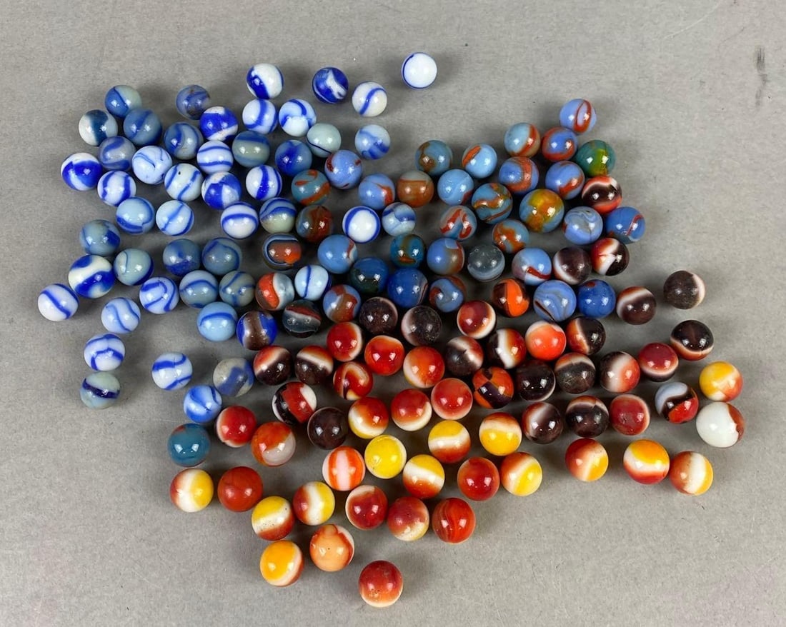 Group of Assorted Vintage Marbles (1 of 2)