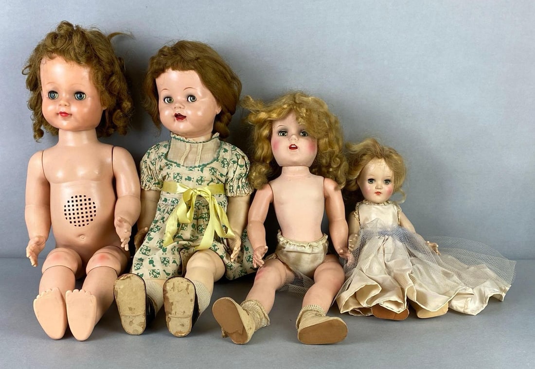 Group of 4 Plastic and Composite Dolls (1 of 5)