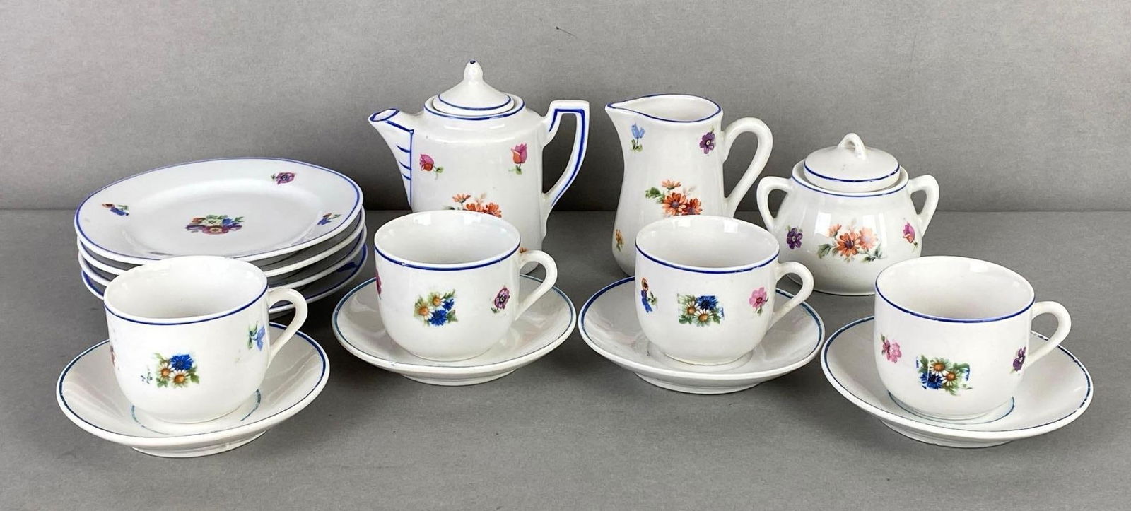 German Childrens Porcelain Tea Set (1 of 5)