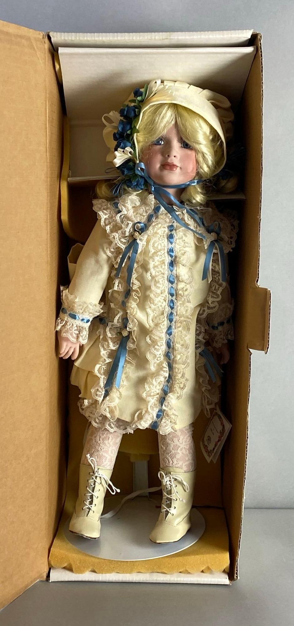 Kais Inc. World Gallery American Artists Collection Ariel Porcelain Doll: In-House Shipping Option: If you would like to use our in-house shipping service, please select “Arrange My Own Shipping” when paying your invoice. After payment, our in-house shipping team wi