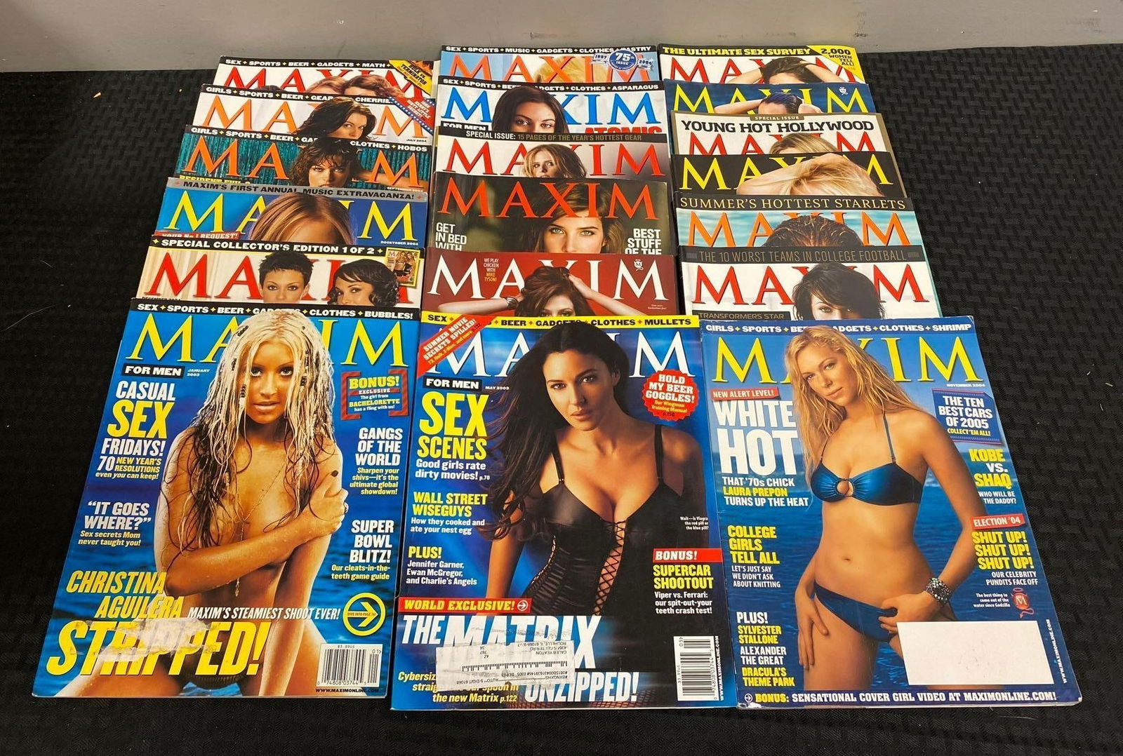 Group of 19 Maxim Magazine: In-House Shipping Option: If you would like to use our in-house shipping service, please select “Arrange My Own Shipping” when paying your invoice. After payment, our in-house shipping team