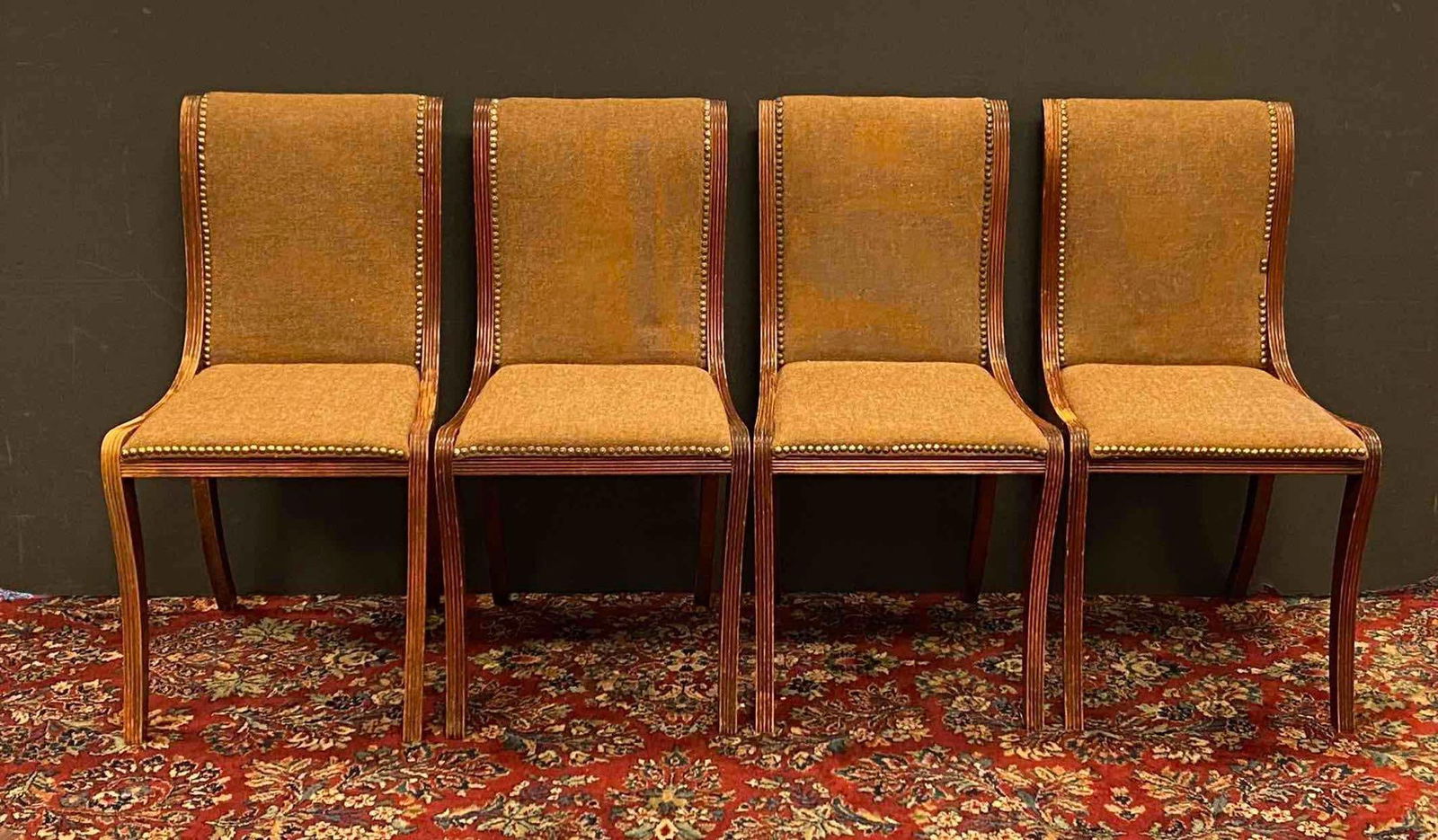 Set Of 4 Vintage Charlotte Chair Co. Dining Chairs: In-House Shipping Option: If you would like to use our in-house shipping service, please select “Arrange My Own Shipping” when paying your invoice. After payment, our in-house shipping team wi