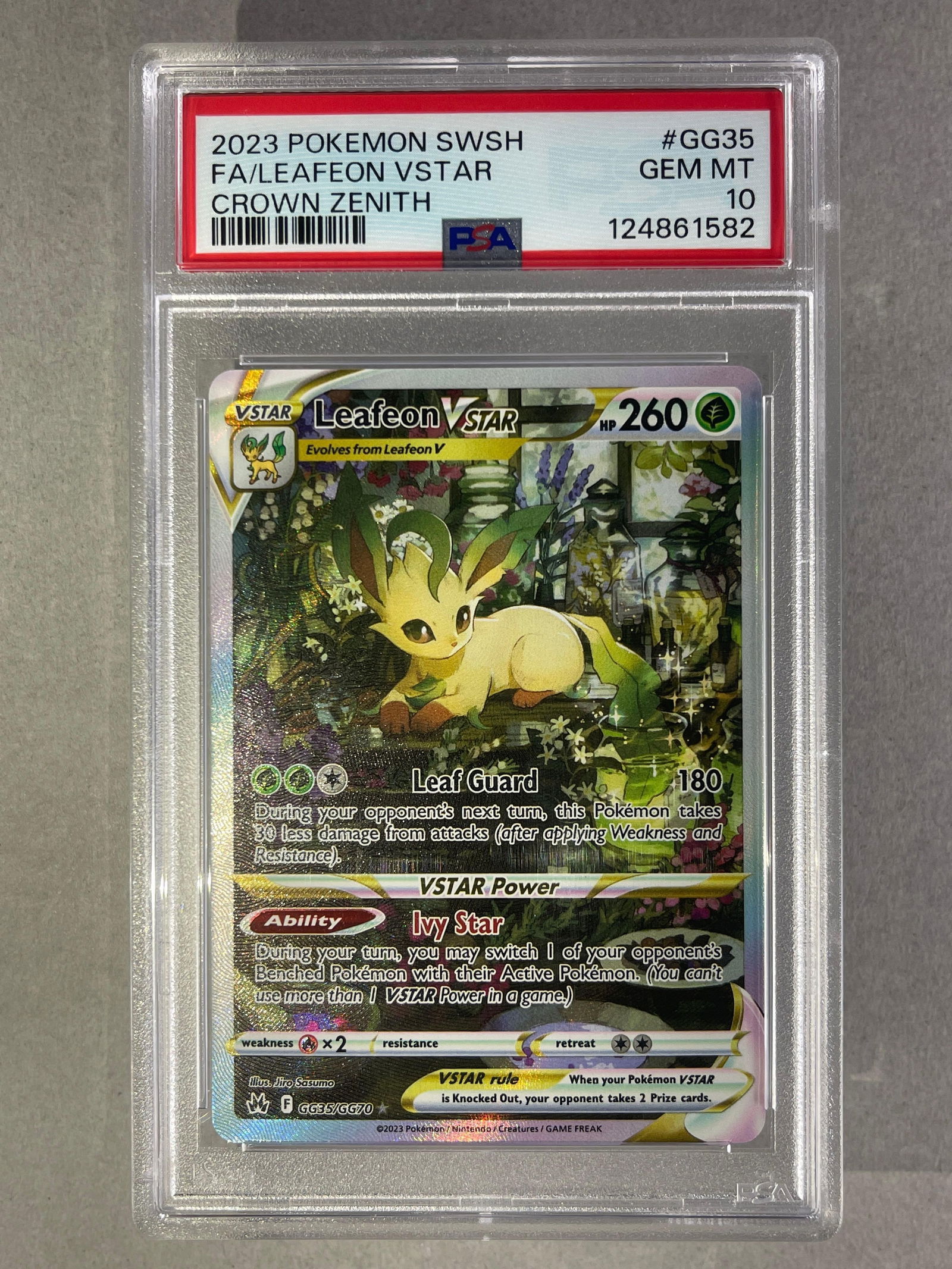 2023 Pokemon SWSH Feafeon VStar FA #GG35 PSA 10 (1 of 2)