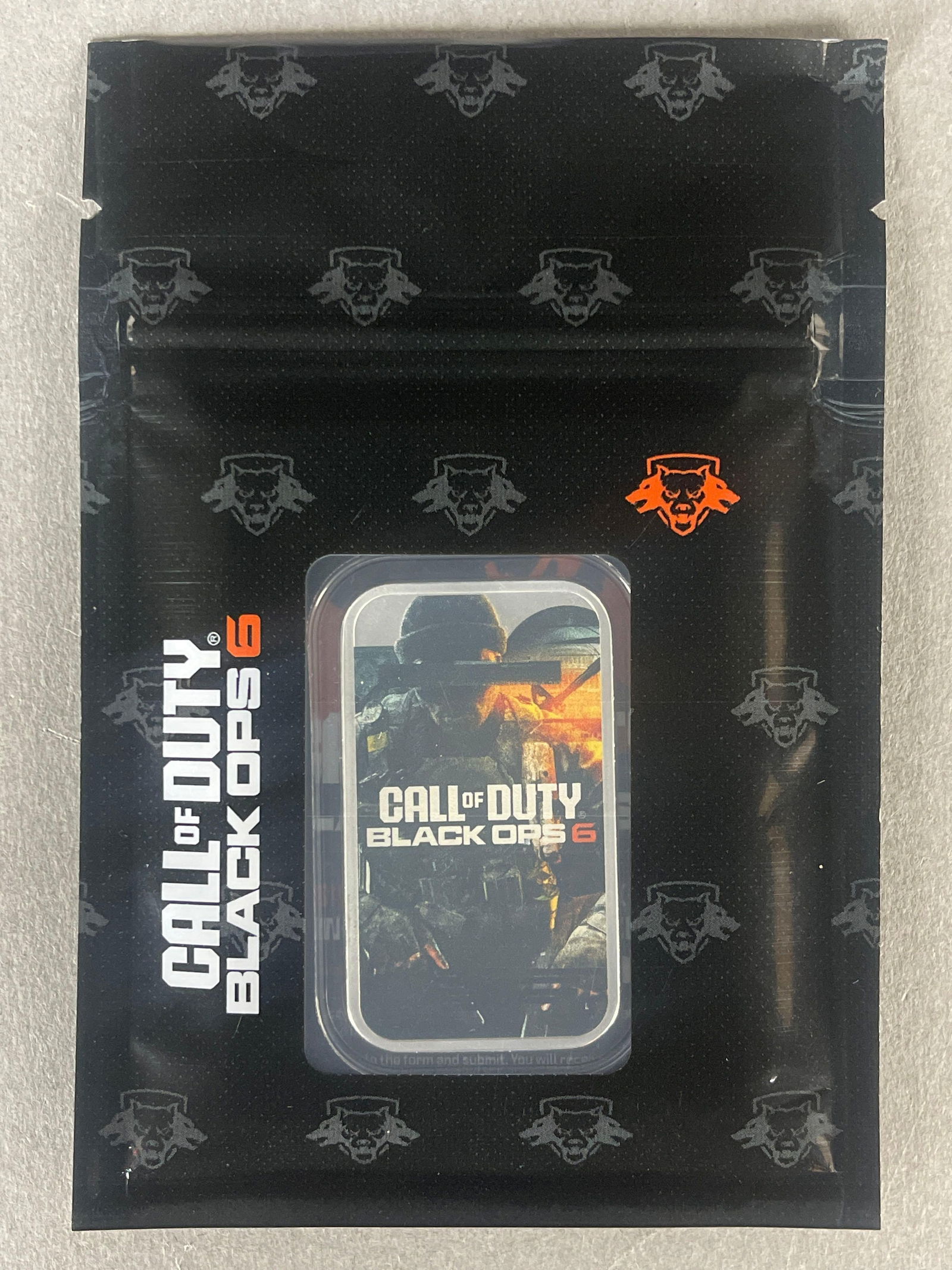 2025 PAMP Suisse Call of Duty Black Ops 6 1 oz .999 Silver Colorized Round: 2025 PAMP Suisse Call of Duty Black Ops 6 1 oz .999 Silver Colorized Round, Mintage /7000